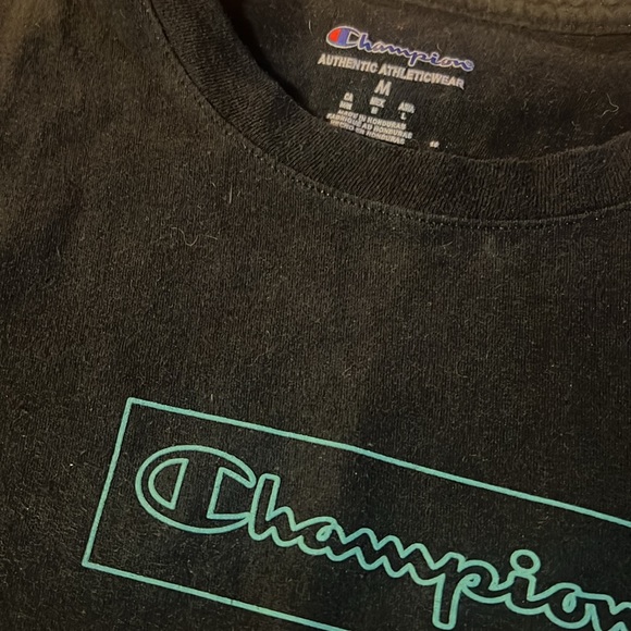 Champion Black Tee - Picture 2 of 2